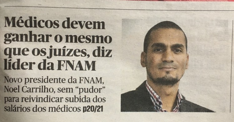 Noel Carrilho entrevistado pelo Público