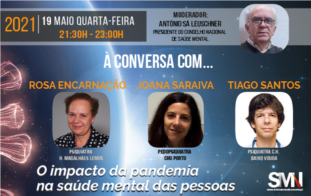 Webinar «À conversa com... Rosa Encarnação, Joana Saraiva e Tiago Santos»