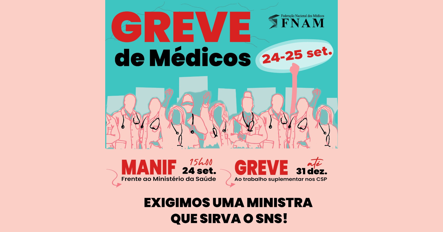 Ministério da Saúde de Ana Paula Martins empurra médicos para greves e manifestação nacional