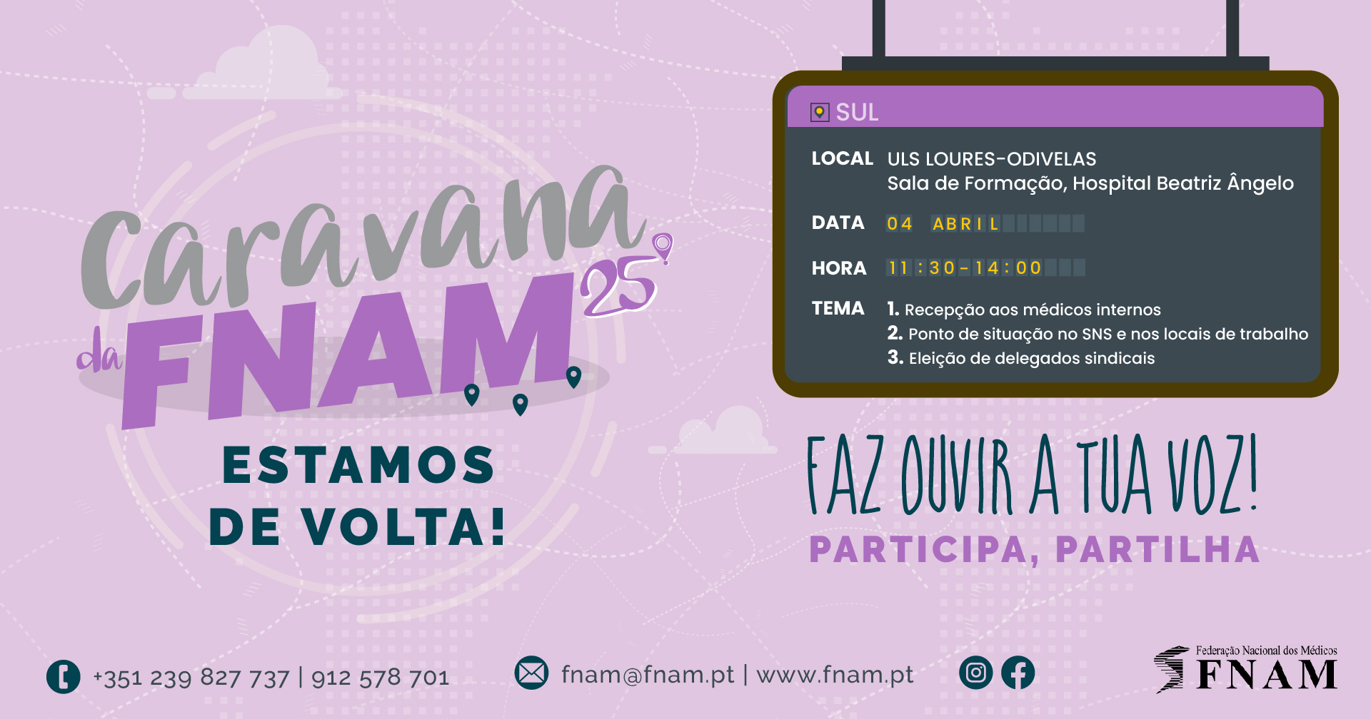 Caravana da FNAM 2025 - ULS Loures-Odivelas