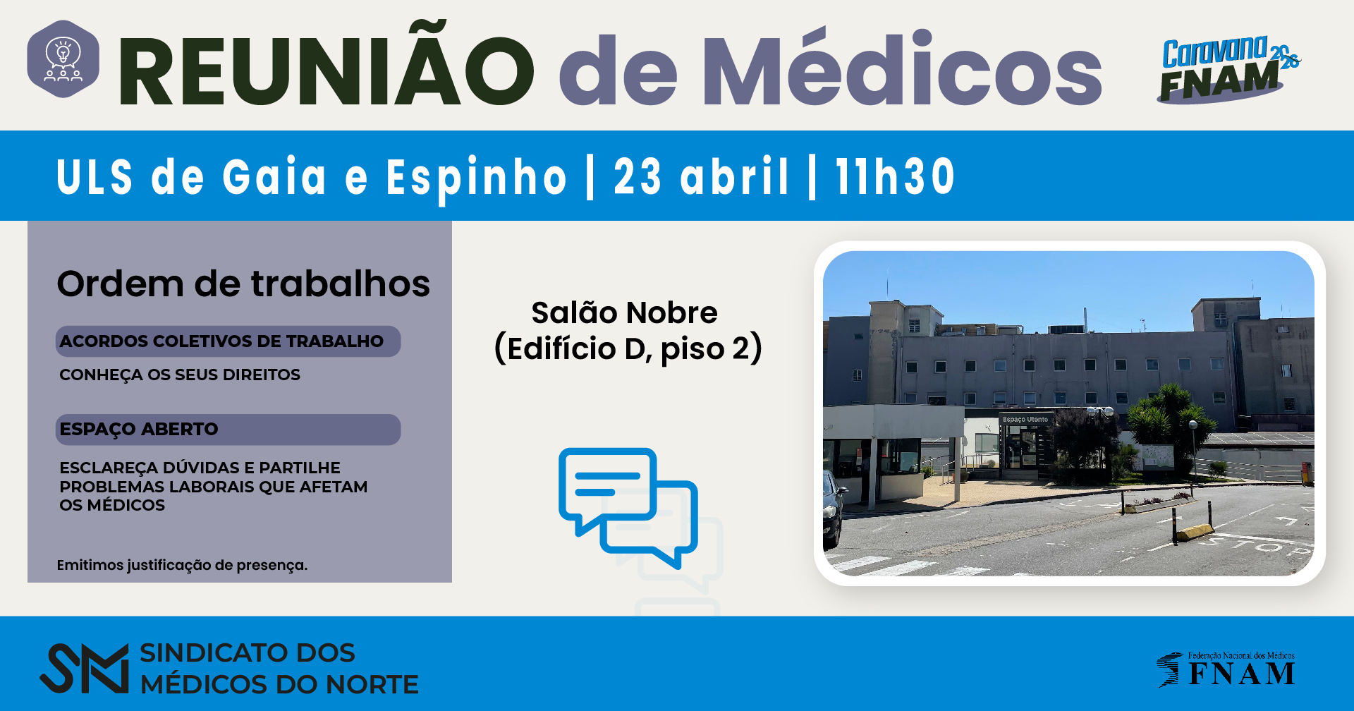 Caravana da FNAM 2026 | ULS de Gaia e Espinho