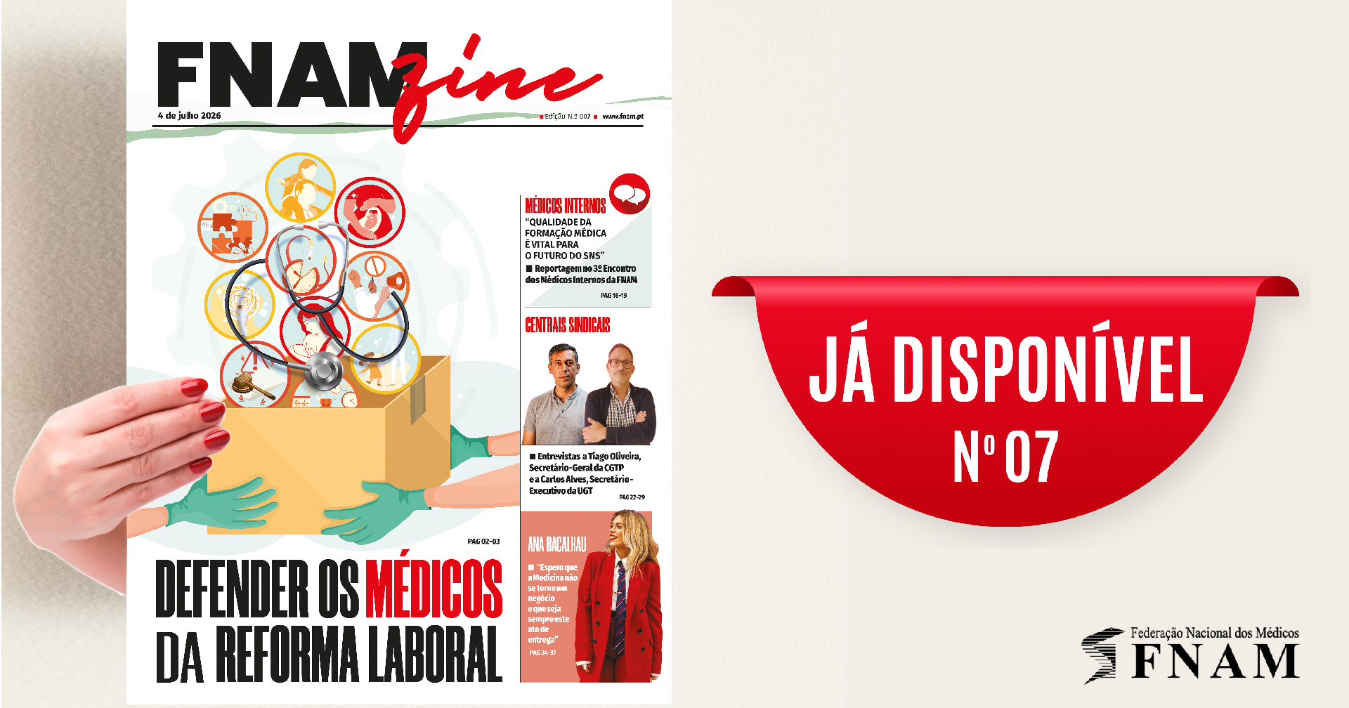 FNAMZINE #7, “Defender os Médicos da Reforma Laboral”